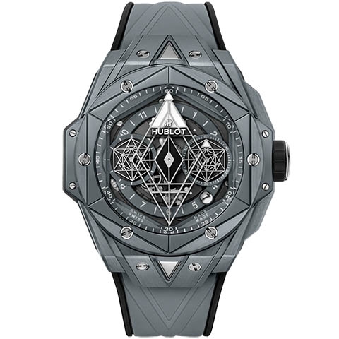 ウブロ　HUBLOT  ビッグ・バン ウニコ サンブルーII グレーセラミック 418.FX.8007.RX.MXM21