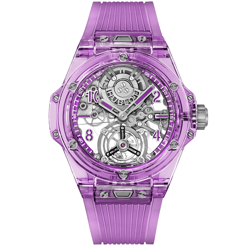 ウブロ　HUBLOT ビッグ・バン トゥールビヨン オートマティック パープルサファイア 429.JM.0120.RT