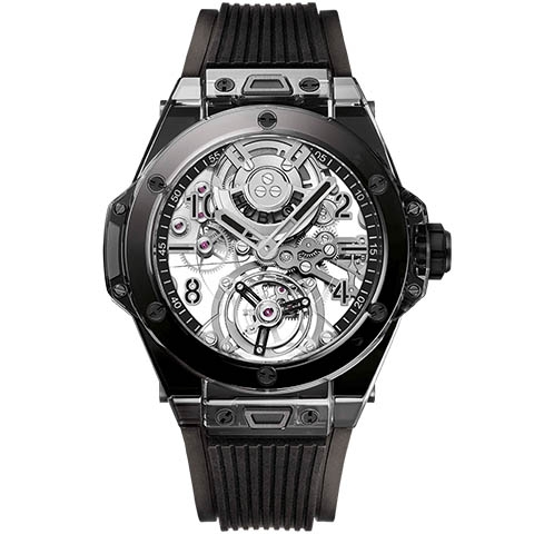 ウブロ　HUBLOT ビッグ・バン トゥールビヨン オートマティック ブラック サファイア 429.JB.0170.RT.YOS
