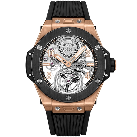 ウブロ　HUBLOT ビッグ・バン トゥールビヨン オートマティック キングゴールド カーボン 429.OQ.0180.RX.YOS