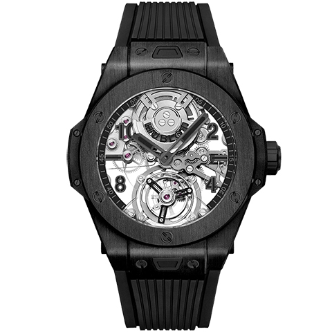 ウブロ　HUBLOT ビッグ・バン トゥールビヨン オートマティック オールブラックカーボン 429.QU.0140.RX.YOS