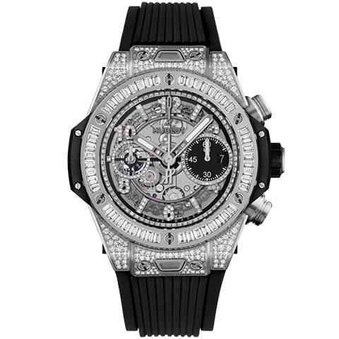 ウブロ　HUBLOT ビッグ・バン ウニコ チタニウム ジュエリー 441.NX.1171.RX.0904