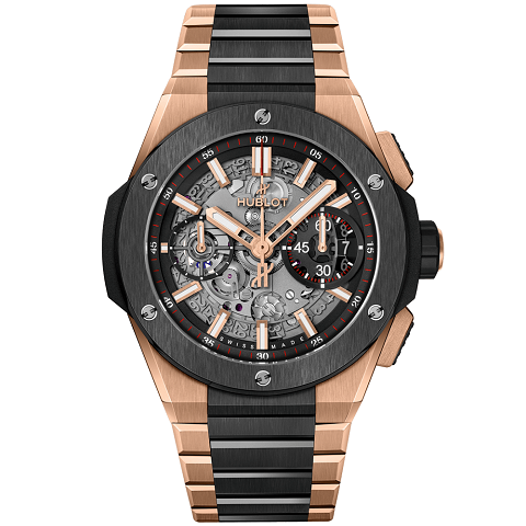 ウブロ　HUBLOT ビッグ・バン インテグレーテッド キングゴールド セラミック 451.OM.1180.OM