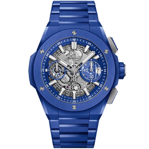 ウブロ　HUBLOT ビッグ・バン インテグレーテッド インディゴブルーセラミック  451.EX.5129.EX