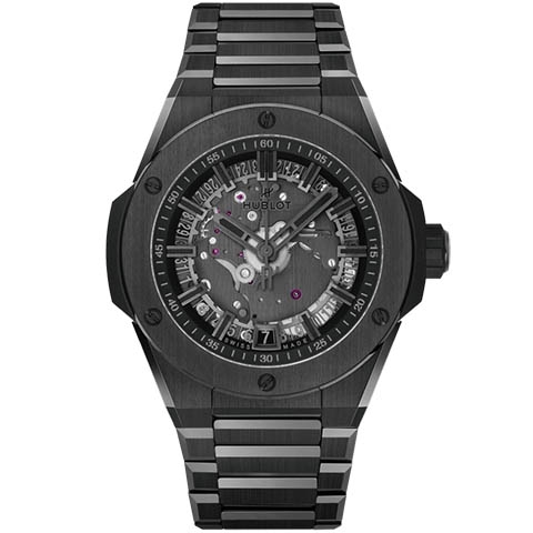 ウブロ　HUBLOT ビッグ・バン インテグレーテッド タイムオンリー オールブラック 456.CX.0140.CX