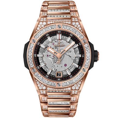 ウブロ　HUBLOT ビッグ・バン インテグレーテッド タイムオンリー キングゴールド ジュエリー 456.OX.0180.OX.9804