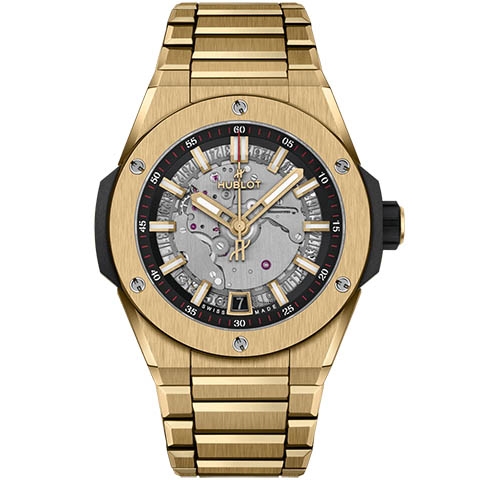 ウブロ　HUBLOT ビッグ・バン インテグレーテッド タイムオンリー イエローゴールド 456.VX.0130.VX