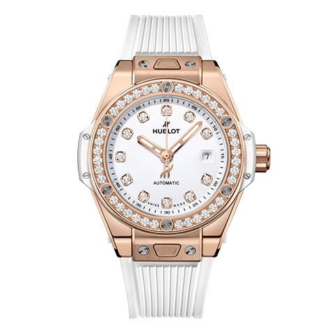 ウブロ　HUBLOT ビッグ・バン ワンクリック キングゴールド ホワイト ダイヤモンド 485.OE.2210.RW.1204