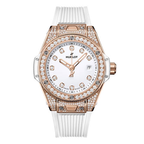 ウブロ　HUBLOT ビッグ・バン ワンクリック キングゴールド ホワイト パヴェ 485.OE.2210.RW.1604