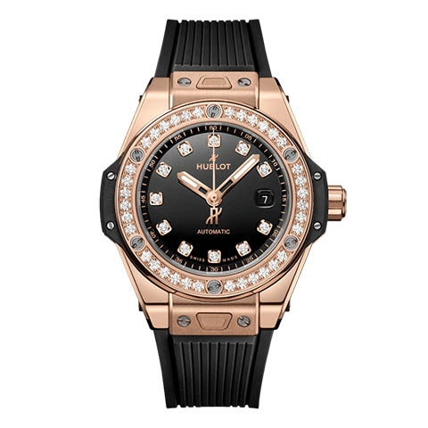 ウブロ　HUBLOT ビッグ・バン ワンクリック キングゴールド ダイヤモンド 485.OX.1280.RX.1204