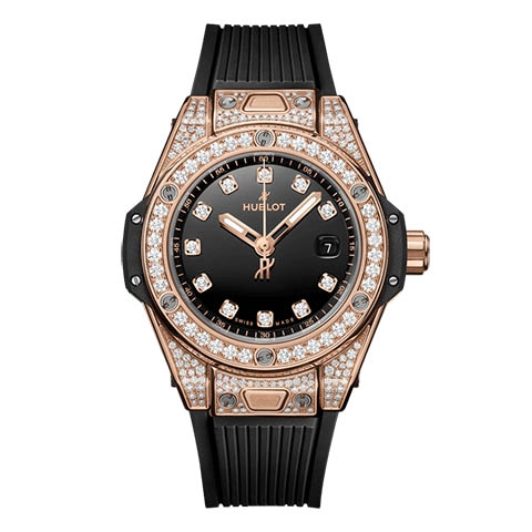 ウブロ　HUBLOT ビッグ・バン ワンクリック キングゴールド パヴェ 485.OX.1280.RX.1604