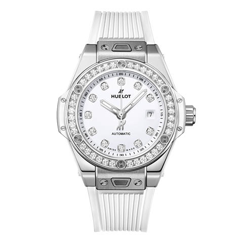 ウブロ　HUBLOT ビッグ・バン ワンクリック スチール ホワイト ダイヤモンド 485.SE.2210.RW.1204