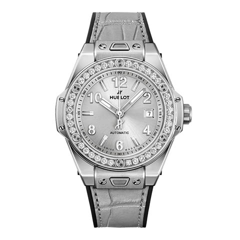 ウブロ　HUBLOT ビッグ・バン ワンクリック モノクローム スチール ダイヤモンド 485.SX.4310.LR.1204.JPN