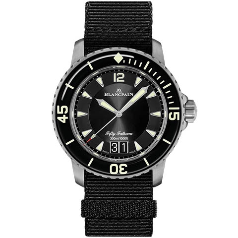 ブランパン　BLANCPAIN フィフティ ファゾムス ラージデイト 5050-12B30-NABA
