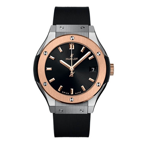ウブロ　HUBLOT クラシック・フュージョン チタニウム キングゴールド 581.NO.1480.RX