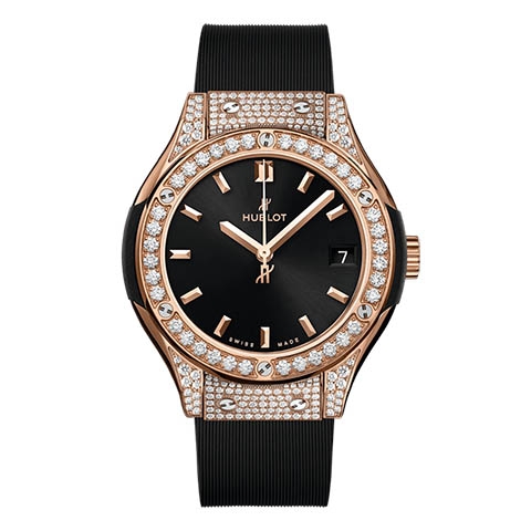 ウブロ　HUBLOT クラシック・フュージョン キングゴールド パヴェ 581.OX.1480.RX.1704