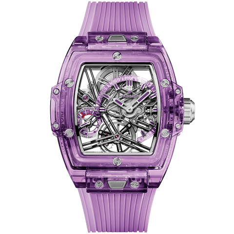 ウブロ　HUBLOT スピリット オブ ビッグ・バン トゥールビヨン 5デイ パワーリザーブ パープルサファイア 645.JM.0120.RT