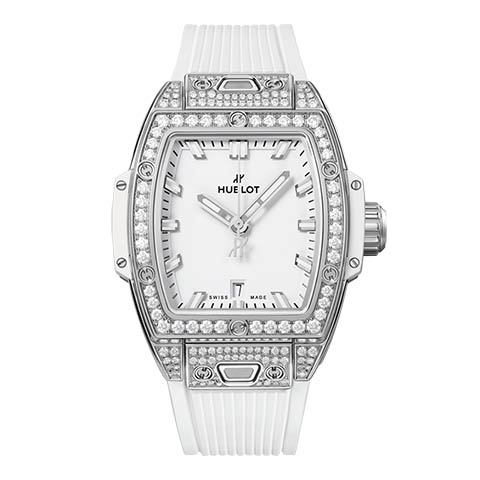 ウブロ　HUBLOT スピリット オブ ビッグ・バン スチール ホワイト パヴェ 682.SE.2010.RW.1604