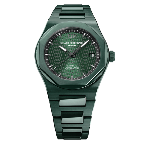 ジラール・ペルゴ　GIRARD PERREGAUX ロレアート グリーンセラミック アストンマーティン エディション 38mm 81005-32-3080-1CX
