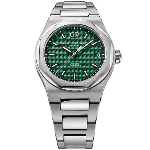 ジラール・ペルゴ　GIRARD PERREGAUX ロレアート 42mm グリーン 81010-11-3153-1CM
