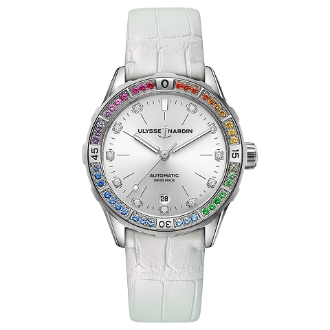 ユリス・ナルダン　ULYSSE NARDIN レディ ダイバー レインボー 39mm 8163-182B1LE-1A-RAIN/1A