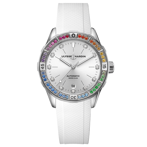 ユリス・ナルダン　ULYSSE NARDIN レディ ダイバー レインボー 39mm 8163-182B1LE-1A-RAIN/3A