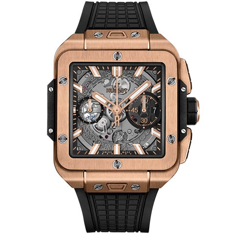 ウブロ　HUBLOT スクエア・バン ウニコ キングゴールド  821.OX.0180.RX