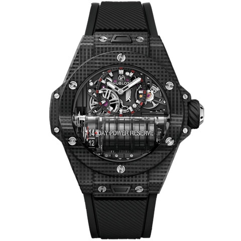 ウブロ　HUBLOT ビッグ・バン MP-11 14デイ パワーリザーブ 3D カーボン 911.QD.0123.RX