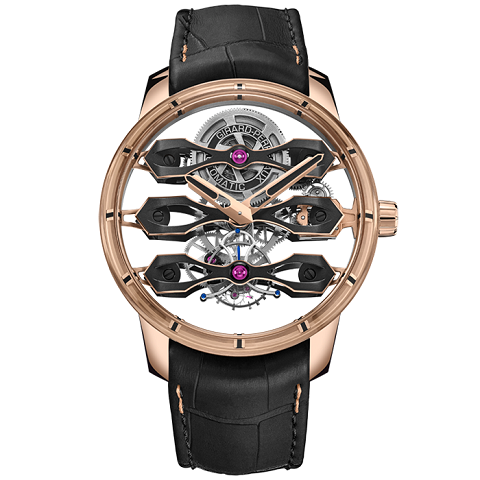 ジラール・ペルゴ　GIRARD PERREGAUX スリー・フライング ブリッジ トゥールビヨン 99296-52-001-BA6A