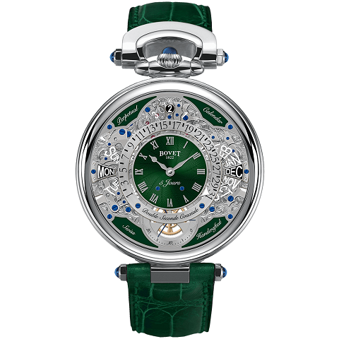 ボヴェ　BOVET アマデオフルリエ 43 ヴィルトゥオーソ 7 ゴールド グリーン ギョーシェ ACQPR014