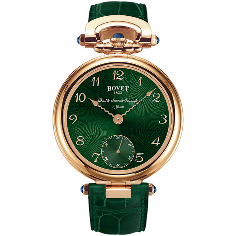 ボヴェ　BOVET アマデオフルリエ 43 ムッシュボヴェ ゴールド グリーン ギョーシェ AI43025