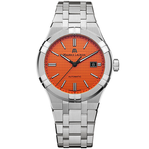 モーリス・ラクロア　MAURICE LACROIX アイコン オートマティック 42mm サマー・エディション AI6008-SS00F-530-E