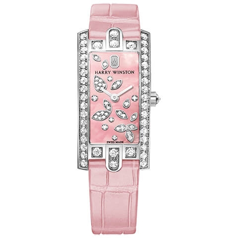 ハリー・ウィンストン　HARRY WINSTON HW アヴェニューC ミニ リリー クラスター ピンク AVCQHM16WW055