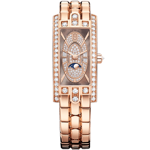ハリー・ウィンストン　HARRY WINSTON HW アヴェニューC ミニ ・ムーンフェイズ AVCQMP16RR005