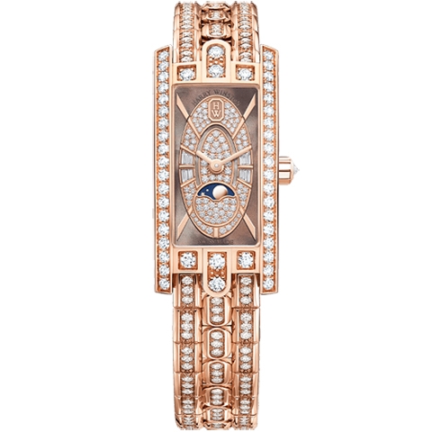 ハリー・ウィンストン　HARRY WINSTON HW アヴェニューC ミニ ・ムーンフェイズ AVCQMP16RR006