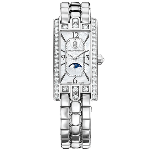 ハリー・ウィンストン　HARRY WINSTON HW アヴェニューC ミニ・ムーンフェイズ AVCQMP16WW002
