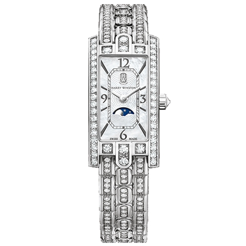 ハリー・ウィンストン　HARRY WINSTON HW アヴェニューC ミニ・ムーンフェイズ AVCQMP16WW003