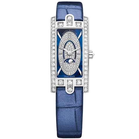 ハリー・ウィンストン　HARRY WINSTON HW アヴェニューC ミニ ・ムーンフェイズ AVCQMP16WW004