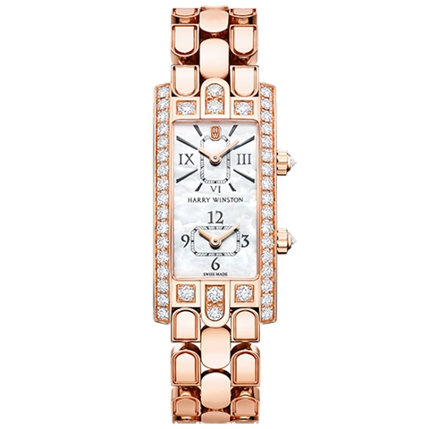 ハリー・ウィンストン　HARRY WINSTON HW アヴェニューC デュアルタイム AVCQTZ19RR002