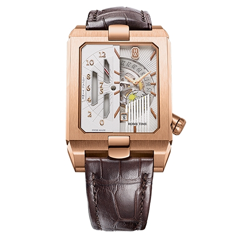 ハリー・ウィンストン　HARRY WINSTON HW アヴェニュー デュアルタイム オートマティック AVEATZ37RR001 