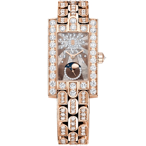 ハリー・ウィンストン　HARRY WINSTON HW アヴェニュー・クラシック ムーンフェイズ  AVEQMP21RR003