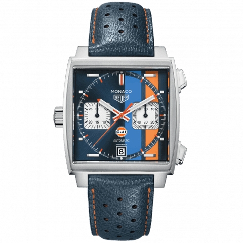 タグ・ホイヤー　TAG HEUER ホイヤー モナコ キャリバー11 クロノグラフ ガルフ エディション CAW211R.FC6401