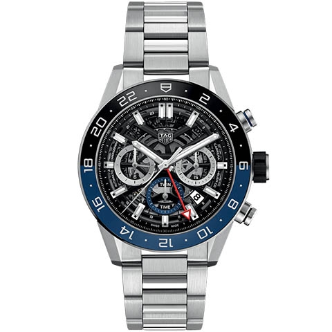 タグ・ホイヤー　TAG Heuer カレラ 自動巻き GMTクロノグラフ  CBG2A1Z.BA0658