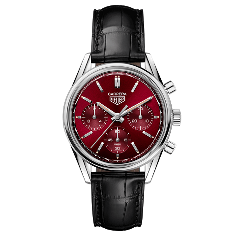 タグ・ホイヤー　TAG Heuer カレラ キャリバー ホイヤー02クロノグラフ レッドダイヤル リミテッドエディション CBK221G.FC6479