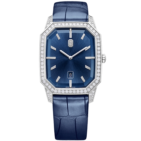 ハリー・ウィンストン　HARRY WINSTON HW エメラルド クォーツ 33mm EMEQHD33WW002