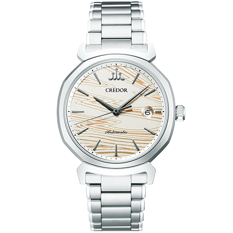 クレドール　SEIKO CREDOR リネアルクス 自動巻メカニカル 木目金ダイヤル限定モデル GCCD983