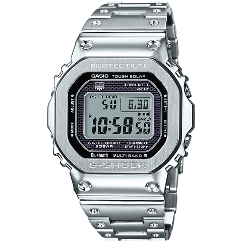 ジーショック　CASIO G-SHOCK フルメタル タフソーラー 電波時計 ワールドタイム Bluetooth搭載 GMW-B5000D-1JF