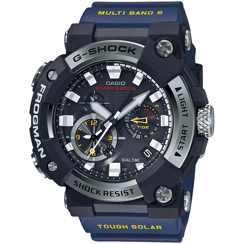 ジーショック　CASIO G-SHOCK マスターオブG フロッグマン 200M防水 Bluetooth搭載 GWF-A1000-1A2JF