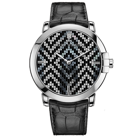 ハリー・ウィンストン　HARRY WINSTON HW ミッドナイト・プレシャス ウィーヴィング オートマティック 42mm MIDAHM42WW002