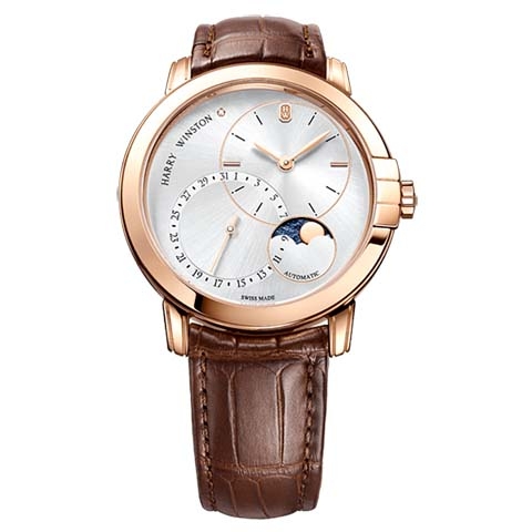 ハリー・ウィンストン　HARRY WINSTON HW ミッドナイト・デイト ムーンフェイズ オートマティック 42mm MIDAMP42RR003